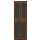 vidaXL Highboard mit Regal FLORIN Braun Eichen-Optik 60 x 35 x 182 cm
