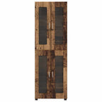 vidaXL Highboard mit Tür FLORIN Altholz 60 x 35 x 182 cm Holzwerkstoff
