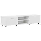 vidaXL TV-Schrankset mit Schubladen FLORIN 3 pcs Weiß Holzwerkstoff