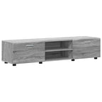 vidaXL TV-Schrankset mit Tür FLORIN 3 pcs Graues Sonoma Holzwerkstoff