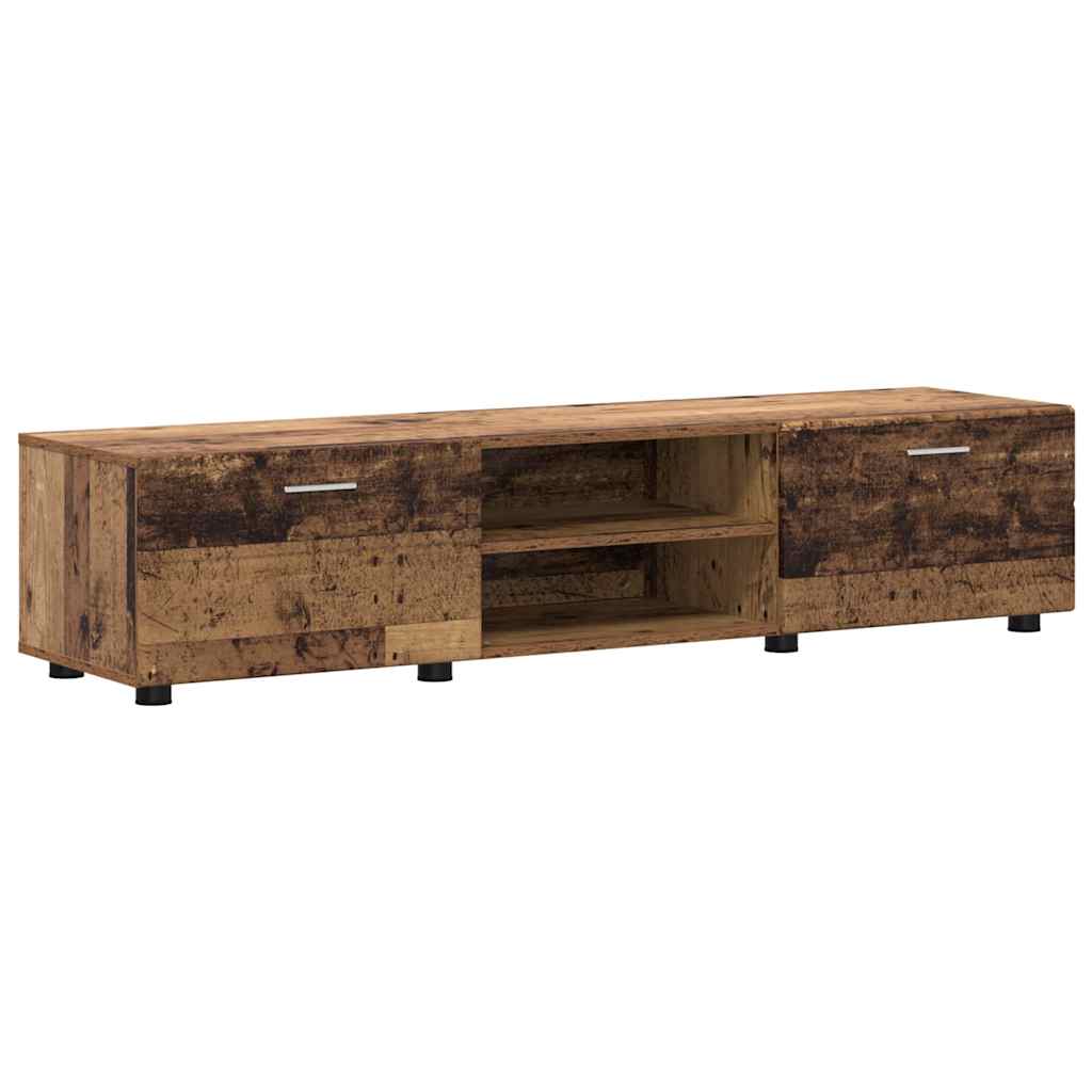 vidaXL TV-Schrankset mit Schubladen FLORIN 3 pcs Altholz Holzwerkstoff