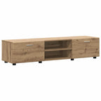 vidaXL TV-Schrankset mit Tür FLORIN 3 pcs Artisan-Eiche Holzwerkstoff