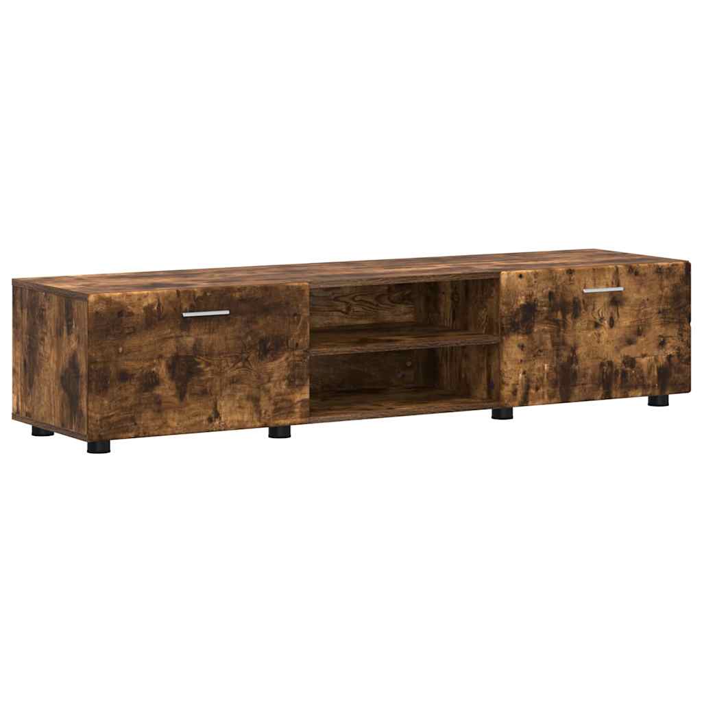 vidaXL TV-Schrankset FLORIN 3 pcs Geräucherte Eiche Holzwerkstoff