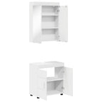 vidaXL Badezimmermöbel-Set TULUM 2 pcs Weiß 60 x 34 x 63 cm