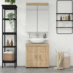 vidaXL Badezimmermöbel-Set TULUM 2 pcs Sonoma-Eiche 60 x 34 x 63 cm