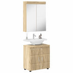 vidaXL Badezimmermöbel-Set TULUM 2 pcs Sonoma-Eiche 60 x 34 x 63 cm