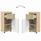 vidaXL Badezimmermöbel-Set TULUM 3 pcs Sonoma-Eiche 60 x 34 x 63 cm