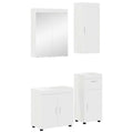 vidaXL Badezimmermöbel-Set TULUM 4 pcs Weiß 60 x 34 x 63 cm