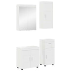 vidaXL Badezimmermöbel-Set TULUM 4 pcs Weiß 60 x 34 x 63 cm