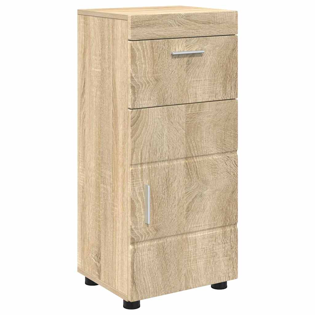 vidaXL Badezimmermöbel-Set TULUM 4 pcs Sonoma-Eiche 60 x 34 x 63 cm