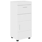 vidaXL Badezimmermöbel-Set TULUM 4 pcs Hochglanz Weiß 60 x 34 x 63 cm