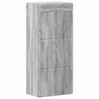 vidaXL Badezimmermöbel-Set TULUM 4 pcs Graues Sonoma 60 x 34 x 63 cm