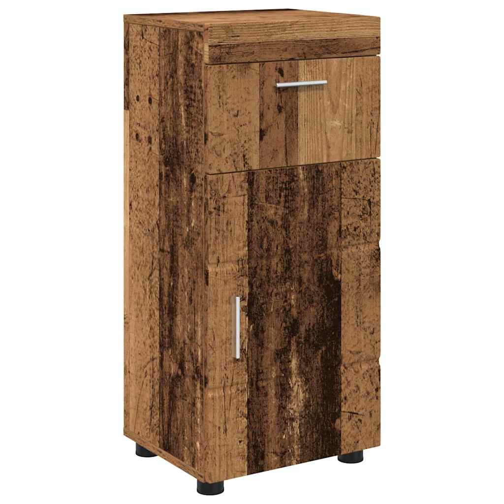vidaXL Badezimmermöbel-Set TULUM 4 pcs Altholz 60 x 34 x 63 cm