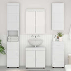 vidaXL Badezimmermöbel-Set TULUM 5 pcs Weiß 60 x 34 x 63 cm