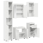 vidaXL Badezimmermöbel-Set TULUM 5 pcs Weiß 60 x 34 x 63 cm