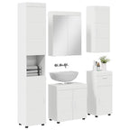 vidaXL Badezimmermöbel-Set TULUM 5 pcs Weiß 60 x 34 x 63 cm