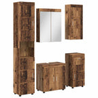 vidaXL Badezimmermöbel-Set TULUM 5 pcs Altholz 60 x 34 x 63 cm