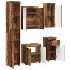 vidaXL Badezimmermöbel-Set TULUM 5 pcs Altholz 60 x 34 x 63 cm