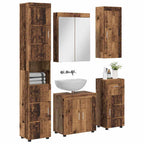 vidaXL Badezimmermöbel-Set TULUM 5 pcs Altholz 60 x 34 x 63 cm