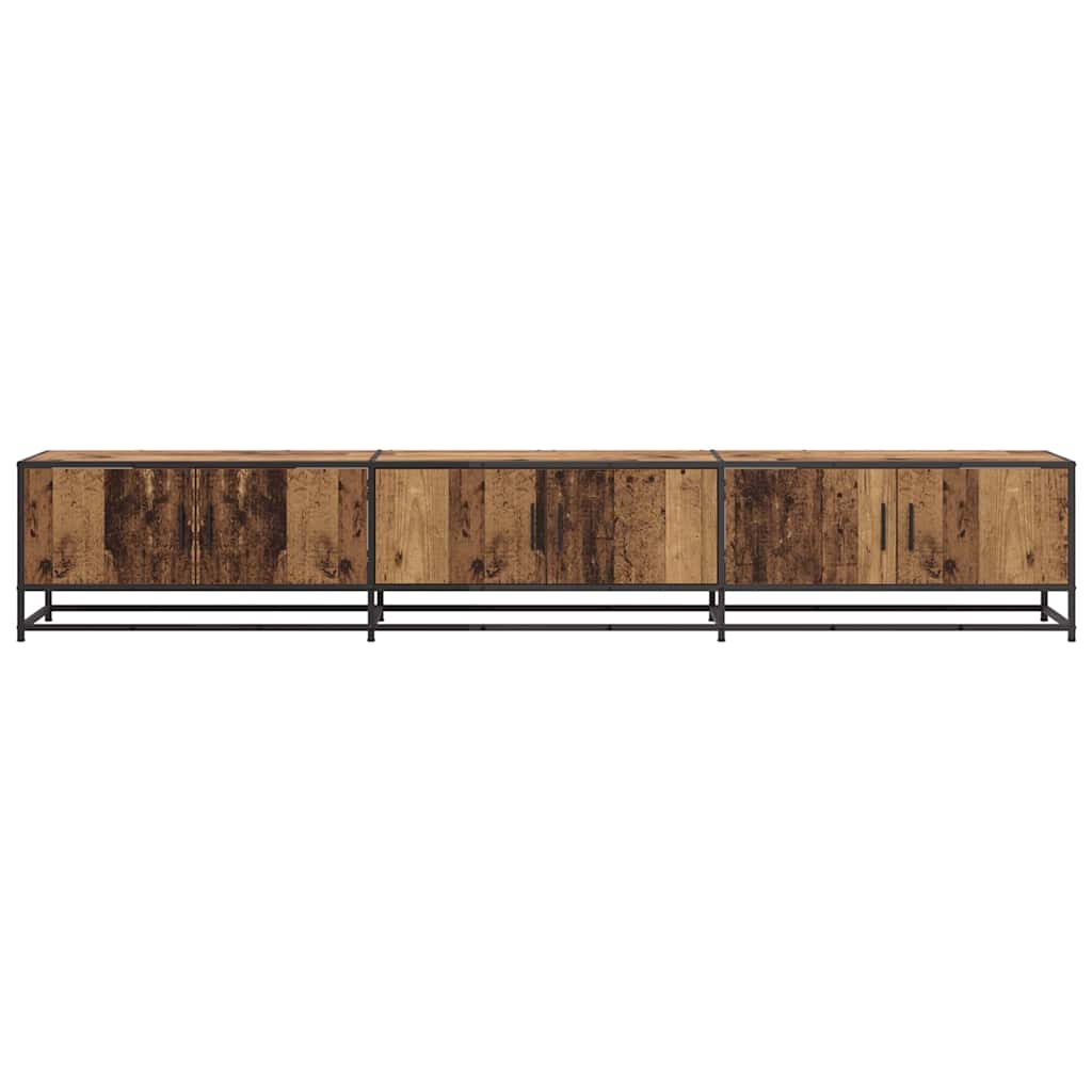 vidaXL TV-Einheiten 2 pcs Altholz 240 x 35 x 41 cm Holzwerkstoff