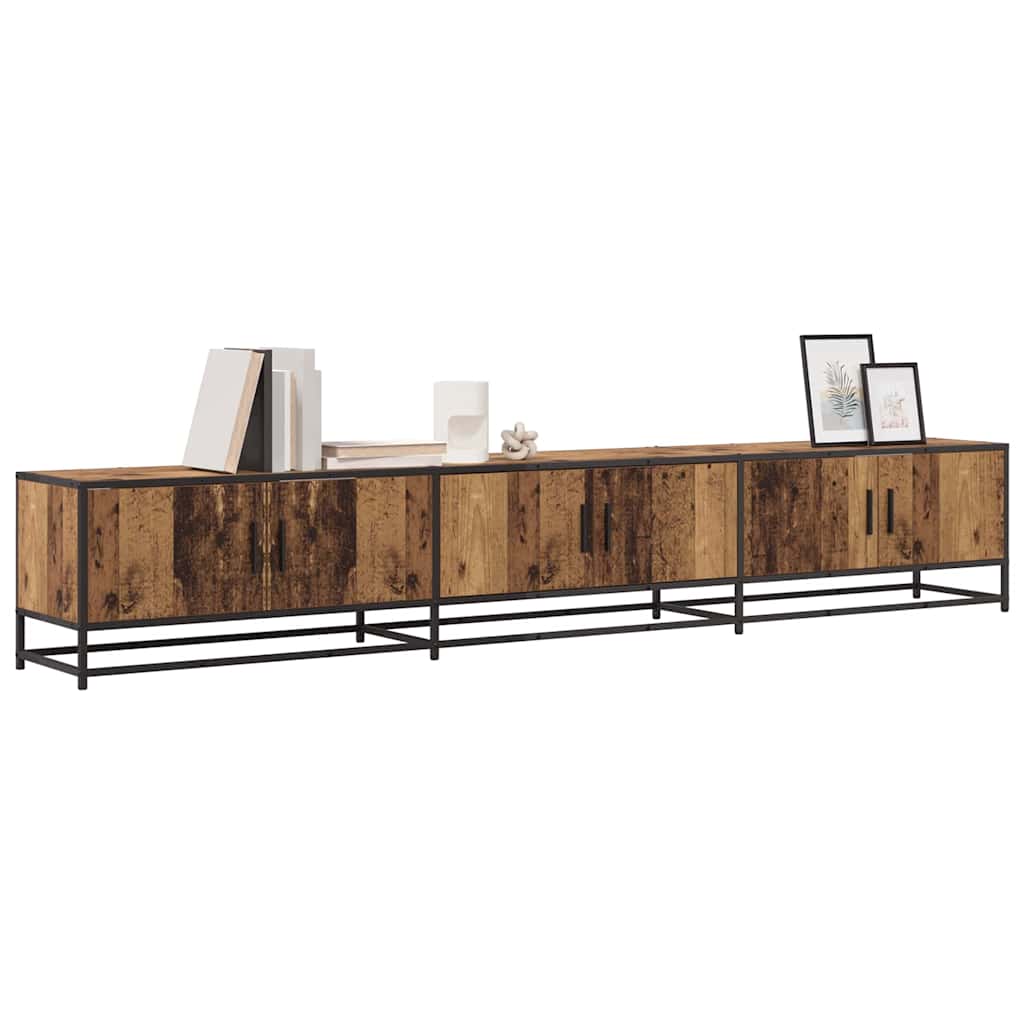 vidaXL TV-Einheiten 2 pcs Altholz 240 x 35 x 41 cm Holzwerkstoff