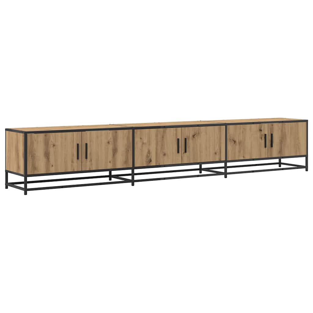 vidaXL TV-Einheiten 2 pcs Artisan-Eiche 240 x 35 x 41 cm Holzwerkstoff