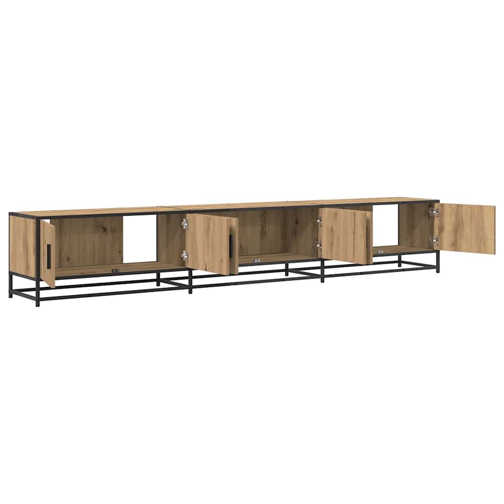 vidaXL TV-Einheiten 2 pcs Artisan-Eiche 240 x 35 x 41 cm Holzwerkstoff