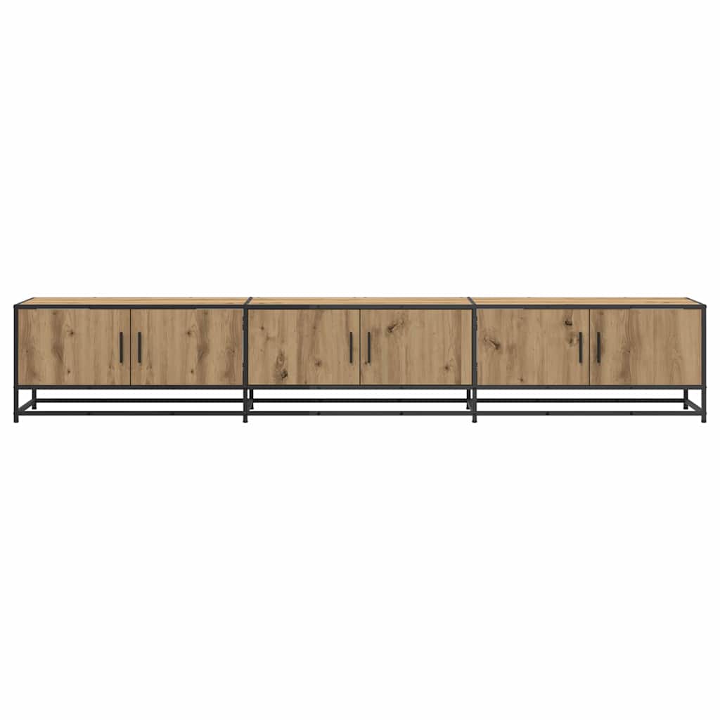 vidaXL TV-Einheiten 2 pcs Artisan-Eiche 240 x 35 x 41 cm Holzwerkstoff