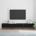 vidaXL TV-Einheiten 2 pcs Schwarz Eichen-Optik 240 x 35 x 41 cm