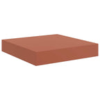 vidaXL Wandregal Wandmontiert Rot 23 x 23,5 x 4 cm Holzwerkstoff