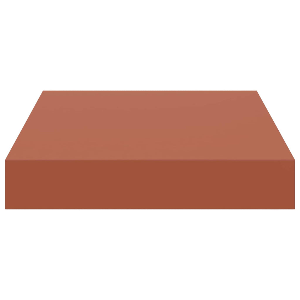 vidaXL Wandregal Wandmontiert 2 pcs Rot 23 x 23,5 x 4 cm Holzwerkstoff