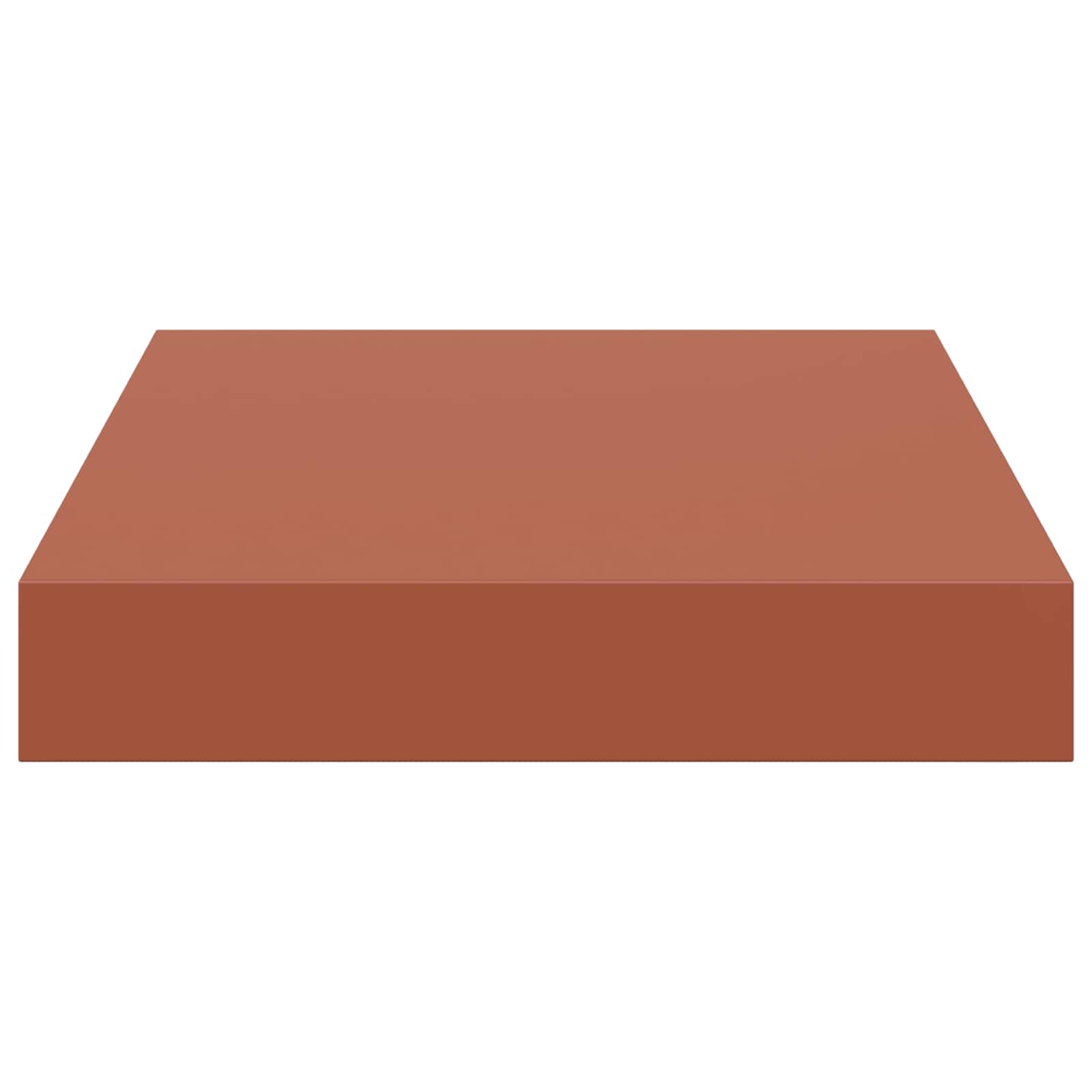 vidaXL Wandregal Wandmontiert 4 pcs Rot 23 x 23,5 x 4 cm Holzwerkstoff