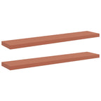 vidaXL Wandregal 2 pcs Rot 120 x 23,5 x 4 cm Holzwerkstoff