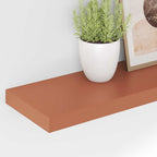 vidaXL Wandregal 4 pcs Rot 120 x 23,5 x 4 cm Holzwerkstoff