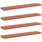 vidaXL Wandregal 4 pcs Rot 120 x 23,5 x 4 cm Holzwerkstoff