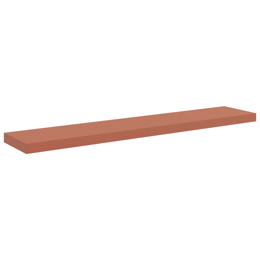 vidaXL Wandregal 4 pcs Rot 120 x 23,5 x 4 cm Holzwerkstoff