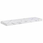 vidaXL Wandregal Wandhalterung Weiß Marmor 90 x 23,5 x 4 cm