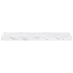 vidaXL Wandregal Wandhalterung Weiß Marmor 90 x 23,5 x 4 cm