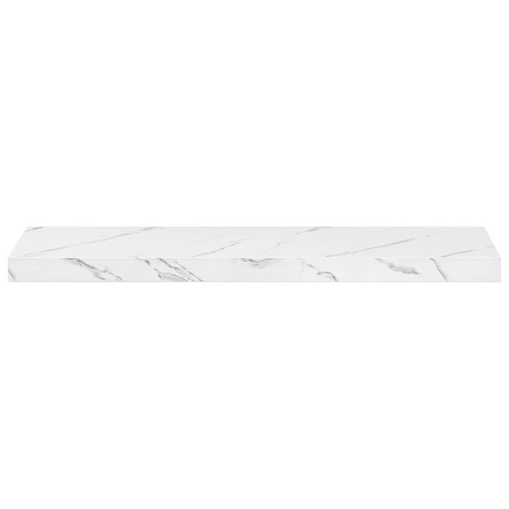 vidaXL Wandregal Wandhalterung Weiß Marmor 90 x 23,5 x 4 cm
