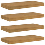 vidaXL Wandregal Wandhalterung 4 pcs Beige 50 x 23,5 x 4 cm