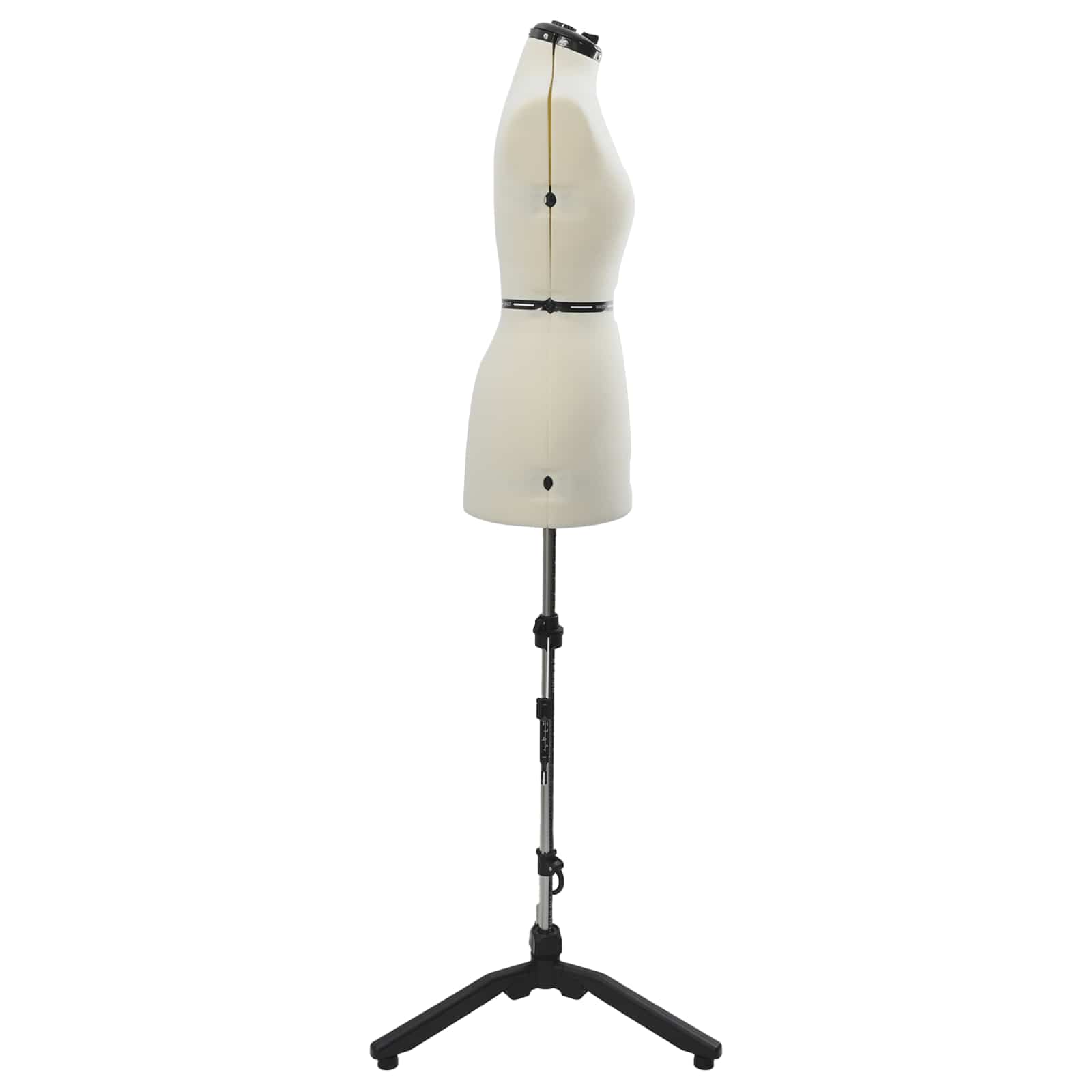 vidaXL Verstellbare Kleiderform für Damen Creme S Samt