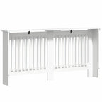 vidaXL Heizkörperabdeckung Hochglanz Weiß 172 x 19 x 81,5 cm