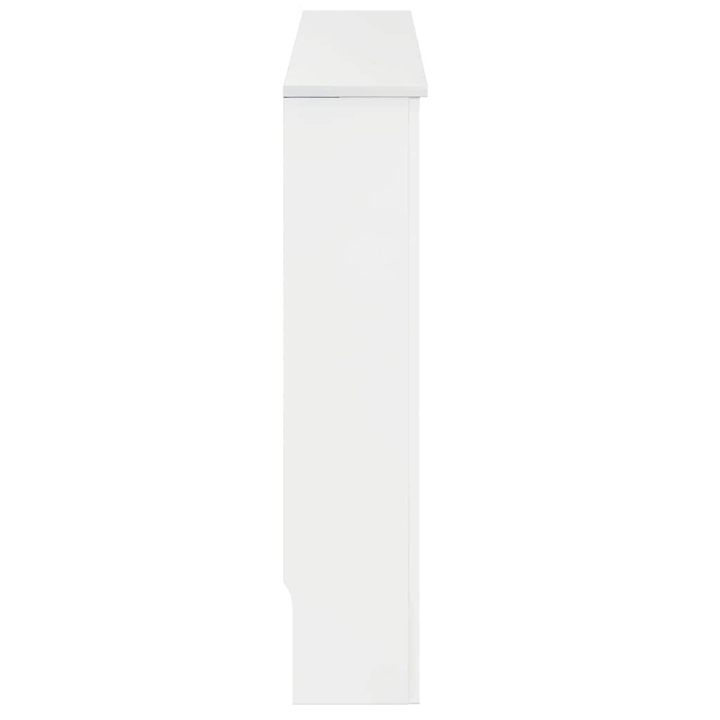 vidaXL Heizkörperabdeckung Hochglanz Weiß 172 x 19 x 81,5 cm