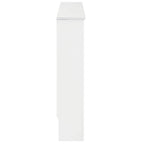 vidaXL Heizkörperabdeckung Hochglanz Weiß 172 x 19 x 81,5 cm