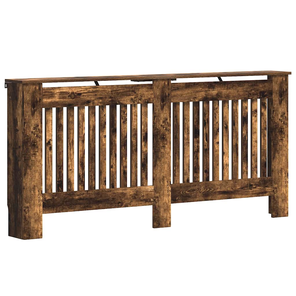 vidaXL Heizkörperabdeckung Geräucherte Eiche 172 x 19 x 81,5 cm
