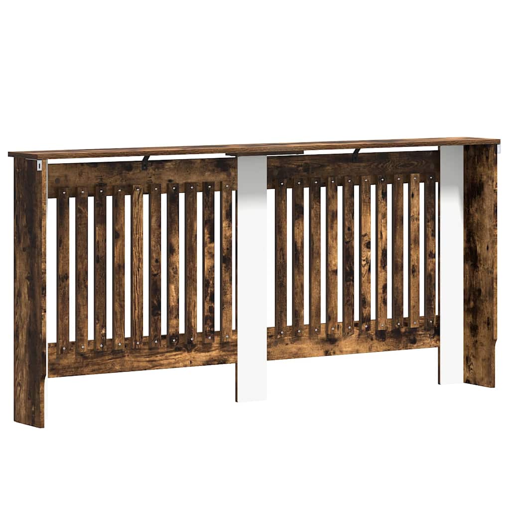 vidaXL Heizkörperabdeckung Geräucherte Eiche 172 x 19 x 81,5 cm