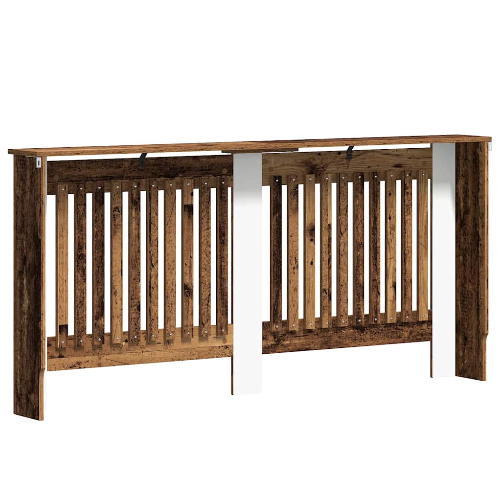 vidaXL Heizkörperabdeckung Altholz 172 x 19 x 81,5 cm Holzwerkstoff