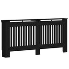 vidaXL Heizkörperabdeckung Schwarz Eichen-Optik 172 x 19 x 81,5 cm