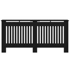 vidaXL Heizkörperabdeckung Schwarz Eichen-Optik 172 x 19 x 81,5 cm