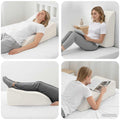vidaXL Beinkissen Weiß 68 x 41 x 24 cm PU-Schaum